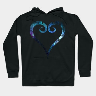 Kingdom Hearts Heart grunge galaxy Hoodie